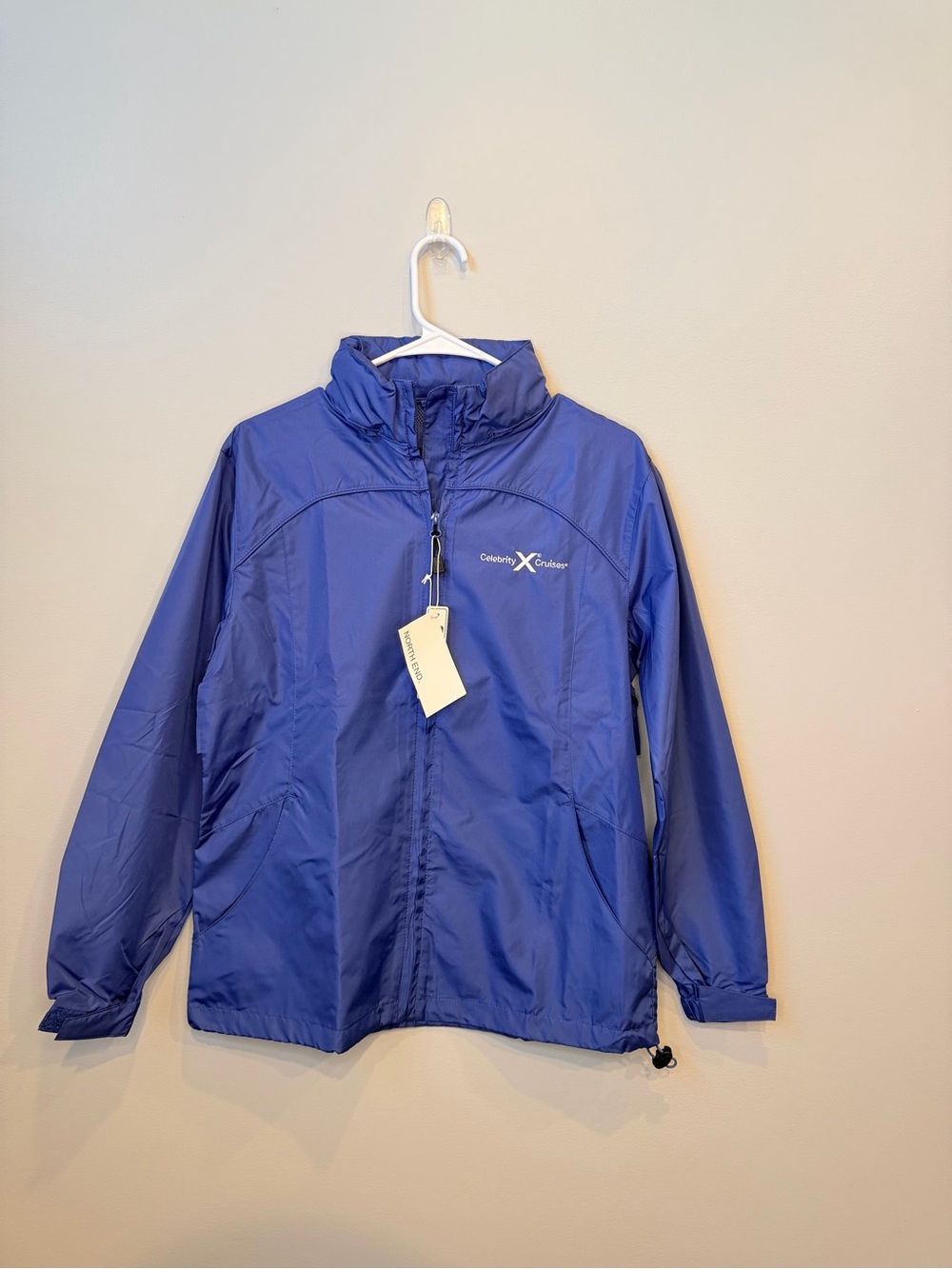 NWT North End Celebrity Cruises Blue Windbreaker Travel Jacket Size S